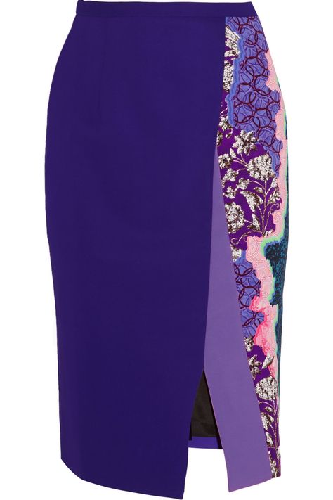 Purple Pencil Skirt, Afrikaanse Mode, Skirt Pencil, Diy Skirt, Peter Pilotto, Trendy Skirts, Sewing Skirts, Asymmetrical Skirt, Beautiful Skirts