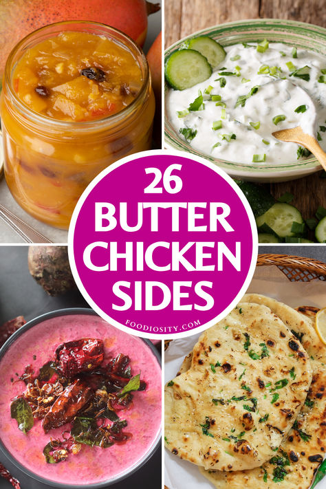 Explore 26 delicious Butter Chicken side dishes for your next meal! Click to discover more tasty ideas. Butter Chicken Sides Dishes, Side Dishes For Butter Chicken, Sides For Butter Chicken, What To Serve With Butter Chicken, Butter Chicken Side Dishes, Side Dishes For Lasagna, Butter Chicken Easy, Chicken Side Dishes, Basmati Rice Pilaf