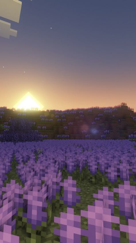 Minecraft, Purple, Flowers