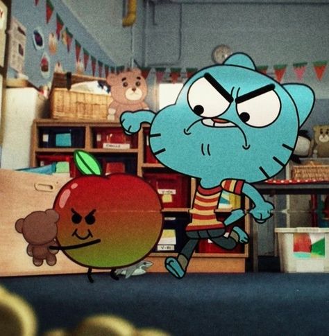 Gumball Image, Bad Kid, Amazing Gumball, Zestaw Ikon, Watch Your Back, World Of Gumball, Good Cartoons, Cartoon Memes, The Amazing World Of Gumball