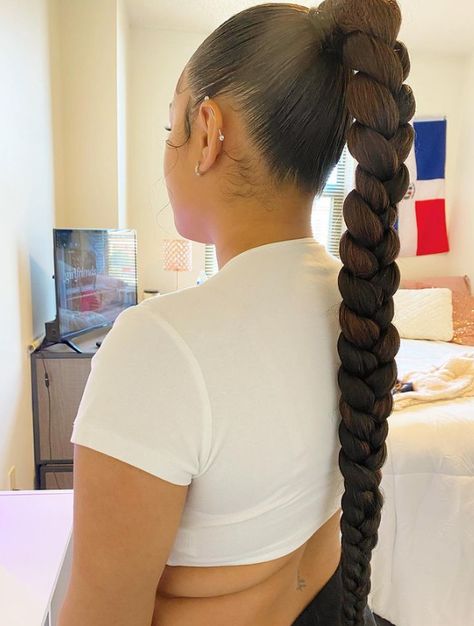 Plait Ponytail, Plaited Ponytail, Braided Ponytail Hairstyles, Weft Hair Extensions, Afro Hair, Cornrows Braids, Sleek Ponytail, Ponytail Styles, Tape In Hair Extensions