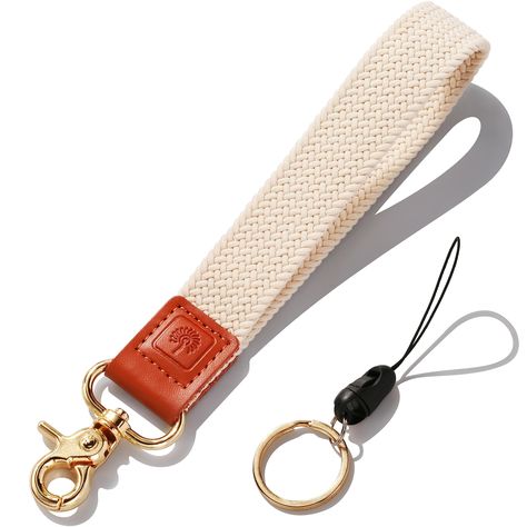 PRICES MAY VARY. Lanyard’s width: 0.87 IN (2.2 CM), length: 7.3 IN (18.5 CM) , the stretchy lanyard’s full size can be adjusted as needed. These wrist straps are made with super soft stretchy nylon, genuine leather and sturdy key chain holder’s metal clasp. Our wrist lanyards have a unique and original design for those who pursue a tasteful and personalized lifestyle, it is simple and fashionable. The pocket wrist lanyards is lightweight and sturdy enough to wear around your wrist and hang car k Lanyard For Keys, Airbnb Promotion, Keychain Lanyard, Keychain Wristlet, Wrist Lanyard, Key Chain Holder, Lanyard Keychain, Key Lanyard, Wristlet Keychain