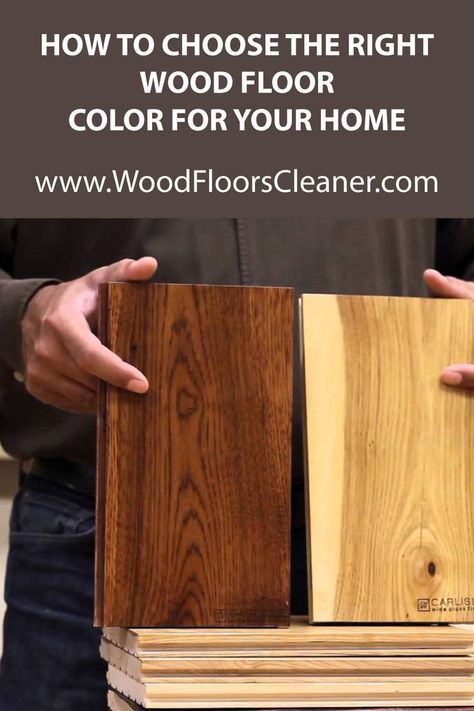 The answer to how to choose the right wood floor color for your home depends on so many variables. However, the most prominent one will always remain your desired style and what makes you most comfortable to live in. Plus, since hardwood floors increase your house’s value by at least 2.25%, choosing the right color will benefit you in more than just one way. How To Choose Wood Floor Color, Best Wood Flooring, Modern Wood Floors, Wood Floor Colors, Wood Floor Bathroom, Wood Floor Texture, Hardwood Floor Colors, Painted Wood Floors, Wood Floor Cleaner