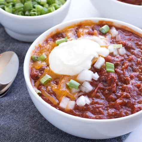 Carol Shelby Chili Recipe, Carroll Shelby Chili Recipe, Best Easy Chili Recipe, Winning Chili Recipes, Award Winning Chili Recipe, Chili Without Beans, Homecoming Dinner, Bean Chili Recipe, Sheet Pan Dinners Chicken