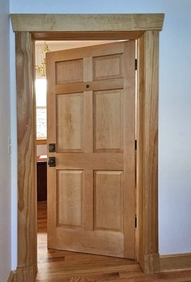 Maple Doors | Maple Interior 6 Panel Doors Maple Doors Interior, Maple Interior Doors, Stained Interior Doors, Craftsman Trim Interior, 6 Panel Interior Doors, Door Pictures, Mahogany Exterior Doors, Wood Door Frame, 6 Panel Doors