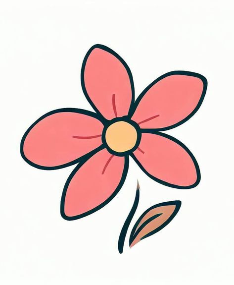 here is an easy way to draw a flower 🌸:

1.Draw a small circle in the center of the page.

2.Draw five petals around the circle. Make sure they are evenly spaced.

3.Draw a second set of petals around the first set.

4.Draw a third set of petals around the second set.

5.Add some leaves at the bottom of the flower.

6.Color your flower with your favorite colors.

I hope this helps! Let me know if you need anything else. Five Petal Flower Drawing, Draw A Flower, Small Circle, Cute Clipart, The Circle, Kindergarten Activities, Flower Drawing, A Flower, Favorite Color