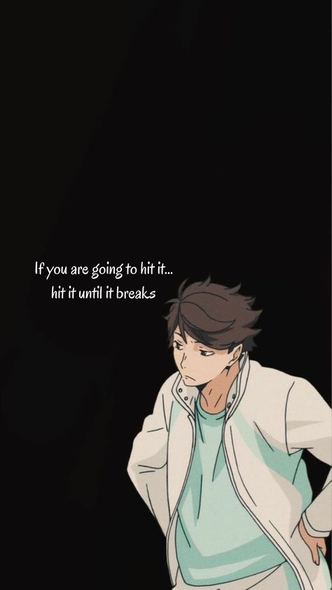 Oikawa Tooru, Wallpaper Quotes, Anime