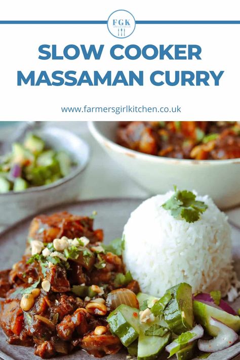 Beef Massaman, Beef Massaman Curry, Massaman Curry, Chilli Recipes, Coconut Sauce, Beef And Potatoes, Favorite Recipes Dinner, Easy Slow Cooker Recipes, Tender Beef