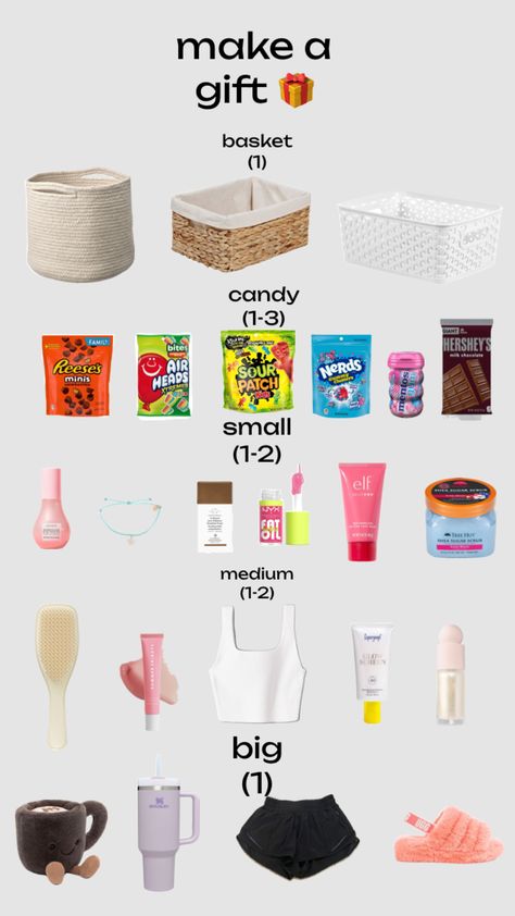 #gift#birthday#basket#candy#$ Candy Basket Ideas Birthday, Birthday Candy Basket, Candy Basket Ideas, Making A Gift Basket, Birthday Basket, Candy Basket, Birthday Candy, Gift Inspo, Basket Gift