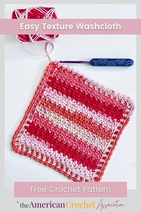 Crochet Washcloth Free Pattern, Quick Easy Crochet, Crochet Washcloth Free, Crochet Dish Cloth Free Pattern, Crochet Washcloth Pattern, Crochet Potholder Patterns, American Crochet, Crochet Hot Pads, Dishcloth Crochet Pattern