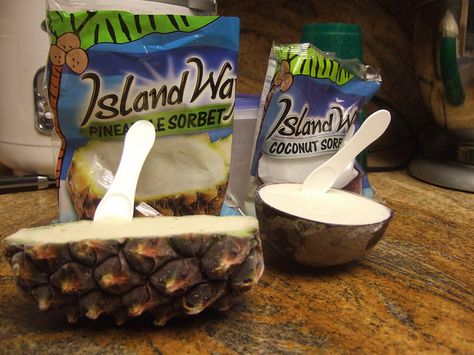 Island Way Sorbet - picked these up at costco today and they are sooo good. I think I will be buying a lot of these!! Island Way Sorbet, Tropical Drink, Vanilla Frosting, Rainbow Sprinkles, Strawberry Jam, Easy Baking Recipes, Easy Baking, Pop Tarts, Aesthetic Food