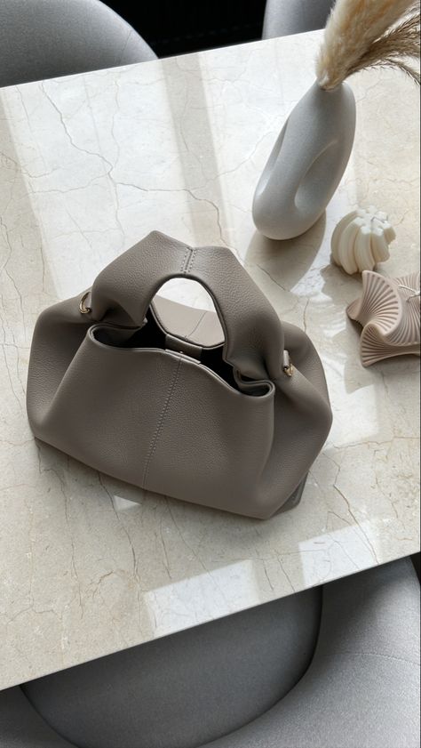 Neutral Grey Aesthetic, Polene Bag White, Valentino Heels Outfit, Polene Bag Neuf, Handbag Aesthetic, Polene Cyme Mini Taupe, Polene Bag Number One, Polene Bag, Polene Paris Bag