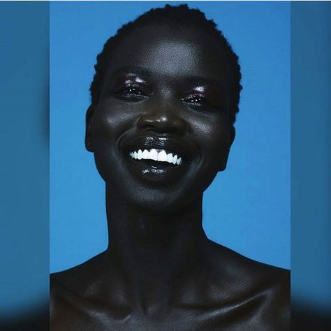 Nilotic beauty @nykhor 얼굴 그리기, Photographie Portrait Inspiration, Photography Inspiration Portrait, Black Makeup, Dark Skin Makeup, White Teeth, African Beauty, Black Power, Black Is Beautiful