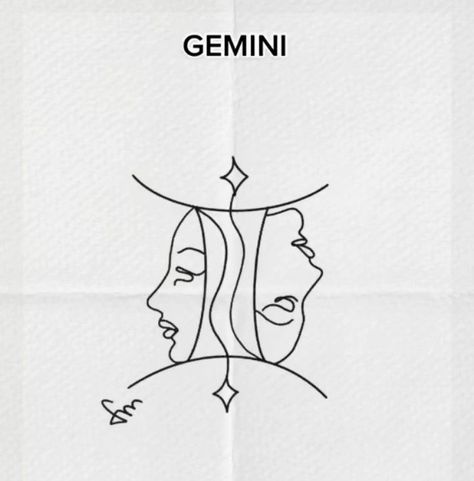 Gemini Drawings, Gemini Drawing, Rabbit Doodle, Tattoo Gemini, Under Breast Tattoo, Gemini Zodiac Tattoos, Gemini Tattoo Designs, Twin Tattoos, Gemini Symbol