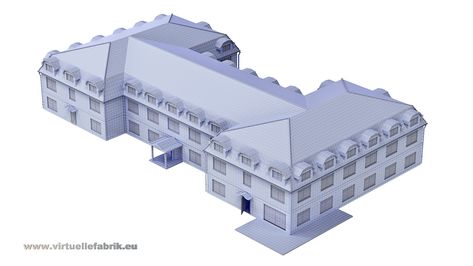 3D Model Haus für 3D-Druck als Vorlage 3d Modelle