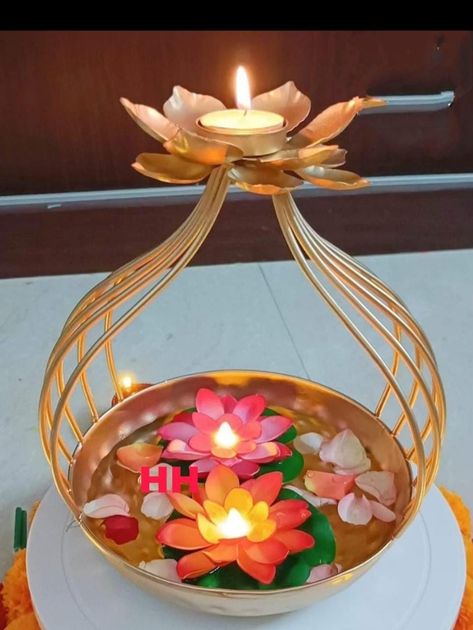 Urli Bowl With lotus Tlight Holder Material:- Iron Big size 11×11 Price 590 Small size 9×9 Price= 450 Moq 2 Urli Bowl With lotus Tlight Holder Material:- Iron #urli #lotustoran #lotusurli #urlidecor #ganeshaurli #gneshchaturthi #ganeshutsav #ganeshfestival #ganeshchaturthi #ganeshachaturthu2023 #urli #diwalitoran #diwali #diwalidecor #diwalivibes✨❤️ #hometoran #homedecor #family #karwachauth #lotusurli #latesthomedesigns #interiordesign #ironurli Urli Bowl, Diwali Decorations At Home, Diwali Decoration Items, Diwali Decoration, Floating Flowers, Light Candles, T Lights, Ganesh Chaturthi, Diwali Decorations