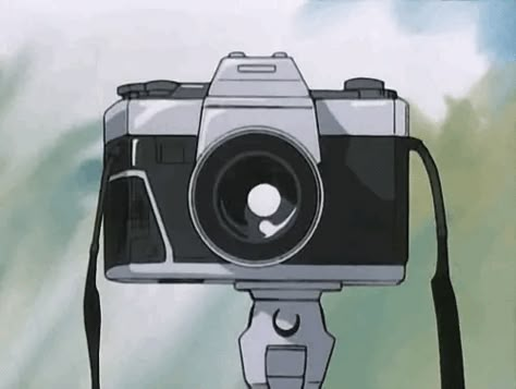 Gifs Anime, Camera Aesthetic, Aesthetic Gifs, Retro Anime, Anime Gifs, Anime Wall Art, 90s Anime, Aesthetic Gif, Retro Aesthetic