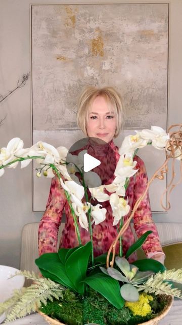 Jill Stout on Instagram: "🌱 ORCHID ARRANGEMENT 🌱

I invested years ago in a Steelpix floral stemming machine. Does anyone have one? 
It will make your floral project so much easier. 
I love putting together an orchid arrangement simply because are one of the most elegant, unique and beautiful centerpieces to place in your home. 
You can choose fresh orchids or faux, either way it will add so much flare to the entryway, dining or console tables. 
They come in a wide variety of colors and style options are endless. 
Plus, they are year around plants and easy to maintain. 
My friend Amy @cutertudor went “decor” shopping and found these faux orchids at @joann_stores for $3 each. I then added in few ferns, a succulent plant, moss and used a sturdy basket for my container. 
You should visit my Faux Orchid Arrangements, Indoor Orchids, Summer Centerpieces, Decor Shopping, Orchid Arrangements, Beautiful Centerpieces, Succulent Plant, Console Tables, Planting Succulents