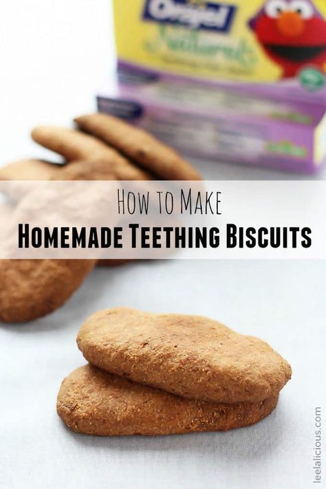 Mix and bake these baby Teething Biscuits. It's a fabulous way to soothe sore gums for your growing little one, and they're all-natural! Baby Crackers Homemade, Homemade Teething Biscuits, Baby Teething Biscuits, Discipline Toddler, Baby Food Homemade, Teething Cookies, Baby Biscuits, Child Discipline, Teething Biscuits