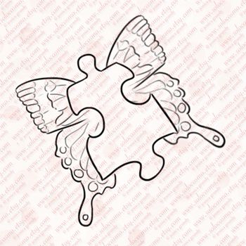 Fly Tattoos, Puzzle Piece Tattoo, Butterfly Puzzle, Puzzle Tattoos, Tattoo Style Art, Flying Tattoo, Pretty Artwork, Dragonflies Design, Tattoo Outline