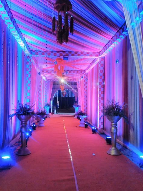 Passage in wedding venue at delhi Wedding Idea, Wedding Venue, Wedding Venues, Wedding Decorations, Quick Saves