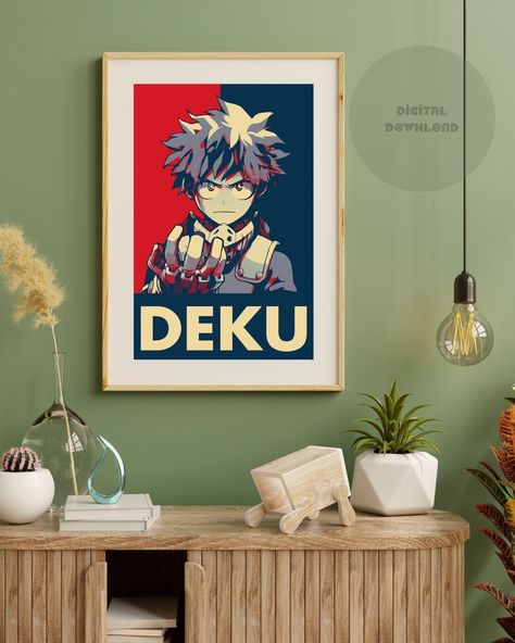 Anime Poster, My Hero Academia Poster Set, Anime Gift, Anime Wall Art, Anime Room Decor, Home Decor Wall Art Print, Manga Poster My Hero Academia Poster, Anime Room Decor, Wall Art Anime, Manga Poster, Set Anime, Anime Wall, Anime Decor, Setup Ideas, Anime Poster