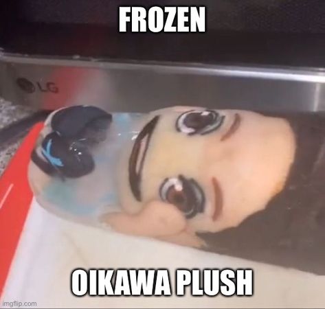 Cursed Oikawa Plush, Oikawa Plush Being Abused, Oikawa Cursed, Haikyuu Plushies, Oikawa Plushie, Oikawa Plush, Watch Haikyuu, Anime Plushies, Haikyuu Meme