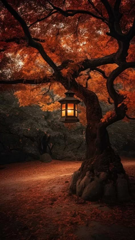 Autumn Lantern IPhone Wallpaper HD - IPhone Wallpapers : iPhone Wallpapers Autumn Magic, Autumn Scenes, Forest Wallpaper, Autumn Scenery, Fall Pictures, Landscape Pictures, Autumn Forest, Autumn Landscape, Pretty Wallpapers Backgrounds