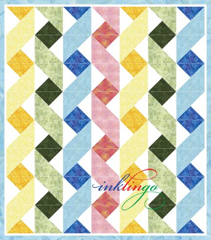 Hantverk Diy, Ribbon Quilt, Quilt Modernen, Half Square Triangle Quilts, Baby Quilt Patterns, Quilt Border, Jellyroll Quilts, Triangle Quilt, Scrappy Quilts