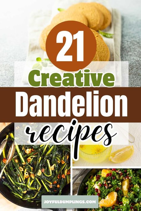 dandelion recipes Dandelion Recipes Food, Dandelion Salad Recipes, Dandelion Salads, Dandelion Greens Recipe, Dandelion Soup, Dandelion Greens Recipes, Fermentation Station, Innovative Recipes, Flowers Recipes