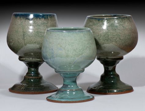 Custom Order Goblets, Wine Glasses Made to Order on Etsy, $27.00 Pottery Wine Glasses Ceramics, Pottery Wine Goblets, Ceramic Goblets Handmade Pottery, Clay Goblets, Ceramic Wine Glasses, Ceramic Chalice, Pottery Goblet, Ceramic Goblet, Pottery Wine Cups