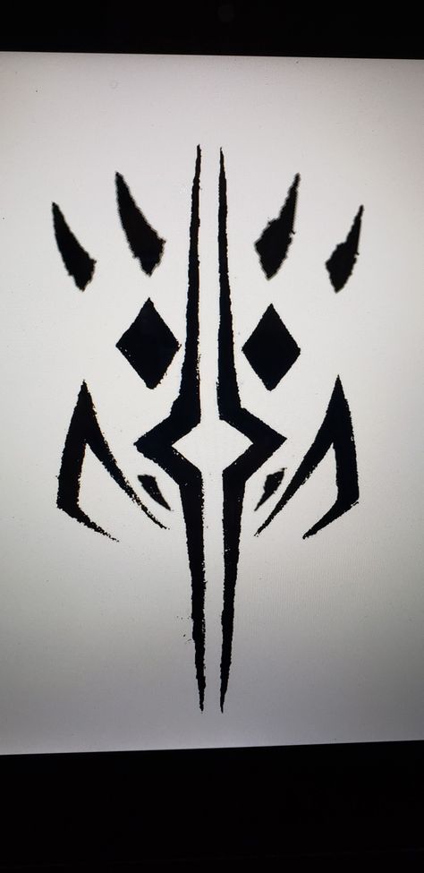 A collab of Ahsoka, Rex, and Maul's logos in a tattoo design Star Wars Darth Maul Tattoo, Star Wars Henna Designs, 501st Tattoo Ideas, Star Wars Rebels Tattoo Ideas, Darth Maul Tattoo Design, Ahsoka Rex Tattoo, Rex Star Wars Tattoo, Kanan Jarrus Tattoo, Star Wars Rex Tattoo