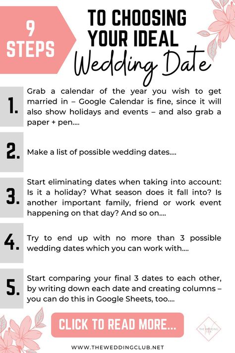 Planning A Wedding In 3 Months, How To Choose A Wedding Date, How To Plan A Wedding In One Month, Plan A Wedding In 3 Months Checklist, Questions To Ask Wedding Venues Before Booking, Affordable Wedding Favours, Wedding Dates, Wedding Planning Book, Wedding Favors And Gifts