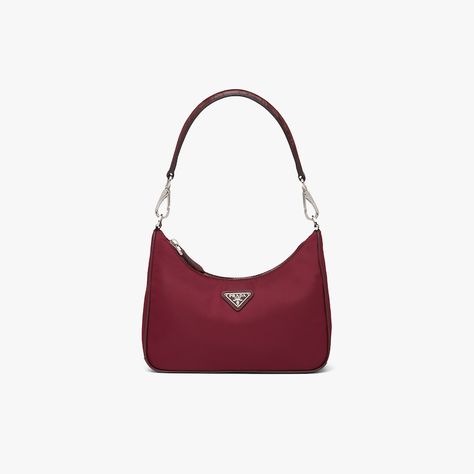 Prada Nylon and crocodile shoulder bag - Woman Shoulder Bag Prada, Prada Milano, Chanel Boots, Prada Collection, Bag Prada, Prada Logo, Buy Bags, Fancy Bags, Prada Bags