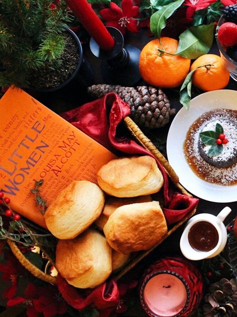 Little Women Christmas Breakfast Little Women Christmas Breakfast, Victorian Christmas Food, Little Women Aesthetic Christmas, Little Woman Christmas, Little Women Christmas Decor, Little Women Party, Little Women Christmas Aesthetic, Celtic Cooking, Christmas Gremlins