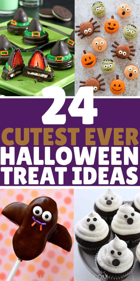 Halloween Treats Ideas, Recipes Treats, Halloween Treat Ideas, Perfect Snacks, Halloween Sweet Treats, Halloween Treats To Make, Fun Party Favors, Halloween Deserts, Easy Halloween Snacks