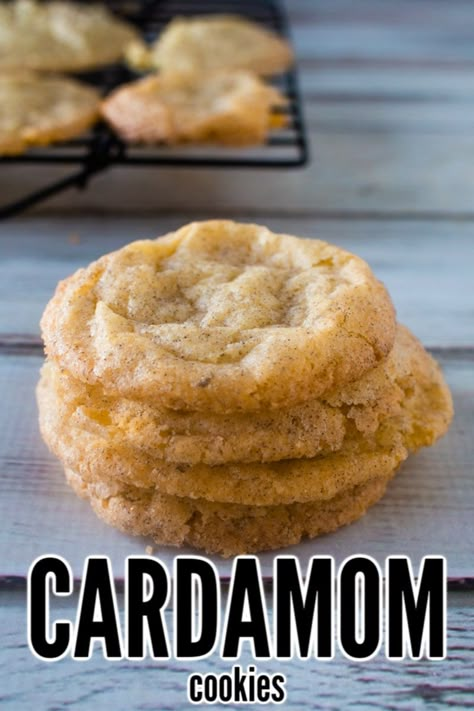 Recipes With Cardamom, Cardamon Cookies, Cardamom Cookies Recipe, Cardamom Recipes, Cardamom Spice, Cardamom Cookies, Delicious Cookies Homemade, Cardamom Recipe, Finnish Recipes