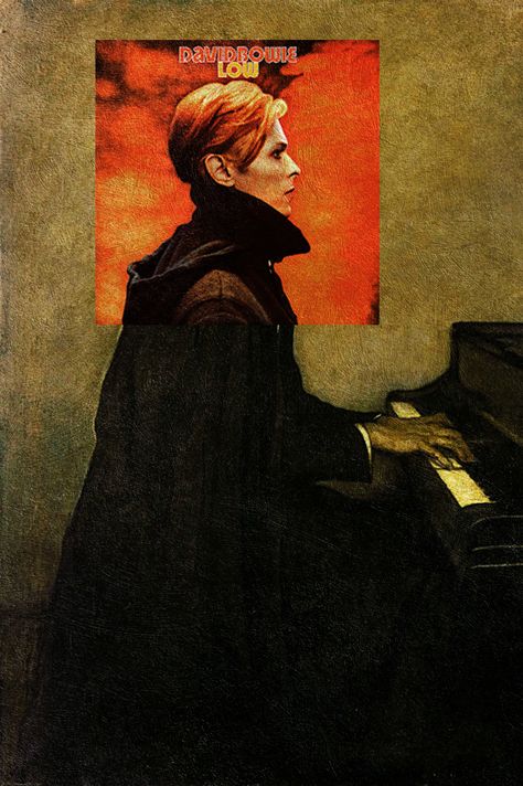 Low by David Bowie + Renata Borgatti at the Piano by Romaine Brooks Classic Album Cover Art, Romaine Brooks, David Bowie Album Covers, Classical Paintings, Bowie Art, Grant Wood, Art Periods, Art Album, Eric Church