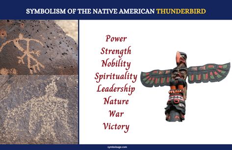 Thunderbird Symbol, Native American Facts, Native American Thunderbird, Native American Mythology, American Mythology, Native American Wisdom, Animal Guides, Norse Pagan, Power Symbol