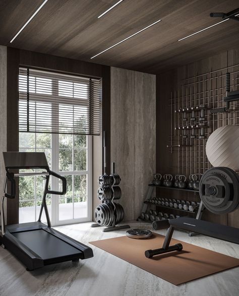 Gym In House, Small Home Gym Design, Home Gym Design Luxury, Sport Room, Gym House, Home Gym Basement, Home Gym Inspiration, Small Home Gym, House Gym