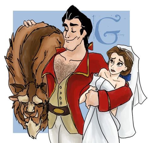 Gaston Marries Belle | Gaston | Pinterest | Belle, The Beast and ... Gaston And Belle, Gaston Beauty And The Beast, Disney Gender Swap, Disney Au, Disney Dreams, Belle Disney, Disney Beauty And The Beast, Disney Princess Art, Nerd Girl