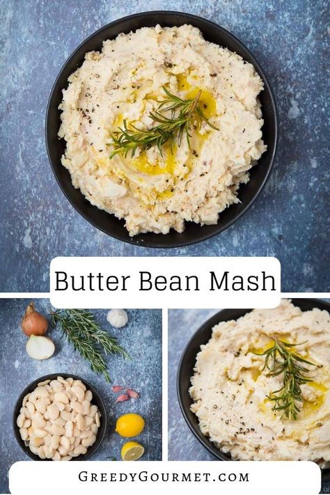 Butter Bean Mash Recipe, Bean Mash Recipe, Large Butter Beans Recipe, Butterbean Mash, Butterbean Recipes, Butter Bean Mash, Bean Mash, Butter Bean Soup, Legumes Recipes