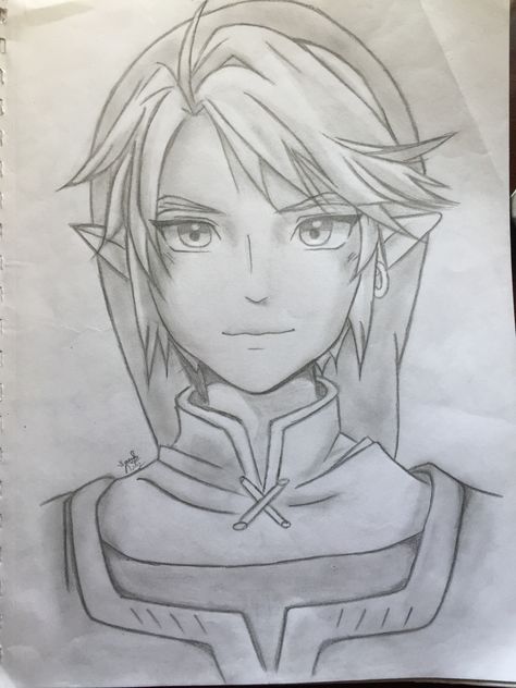 Link from The Legend of Zelda fanart drawing *please give credit * Link Sketch Legend Of Zelda, Link Zelda Drawing, Legend Of Zelda Drawings, The Legend Of Zelda Fanart, Legend Of Zelda Fanart, Link Drawing, Link Fanart, Zelda Drawing, Zelda Fanart