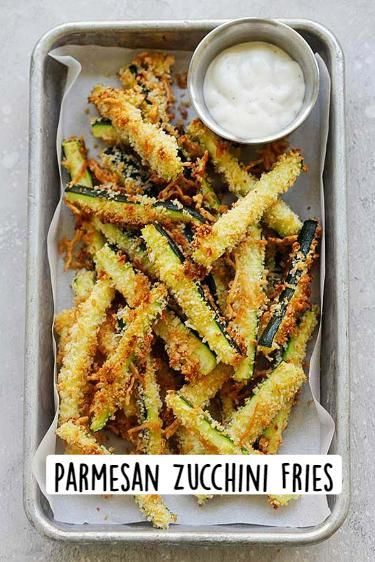 40min · 3 servings

Zucchini fries oven baked with Japanese panko bread crumbs and Parmesan cheese. Serve these crispy zucchini French fries with ranch dressing as a healthy and low calorie snack.

3 small zucchinis

2 eggs

1 pinch salt

ground black pepper

2 cups Japanese panko bread crumbs

1/2 cup grated Parmesan cheese

Ranch dressing Zucchini Fries Healthy, Fries Healthy, Zucchini Pommes, Baked Zucchini Fries, Healthy Low Calorie Snacks, Parmesan Zucchini Fries, Fried Zucchini, Baked Zucchini, Bake Zucchini