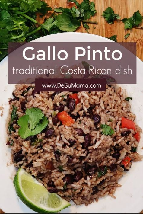 Lizano Salsa Recipes, Costa Rica Rice And Beans, Costa Rica Black Beans, Costa Rican Black Beans, Salsa Lizano Recipe, Costa Rica Dishes, Easy Costa Rican Recipes, Costa Rica Food Dishes, Costa Rican Dishes