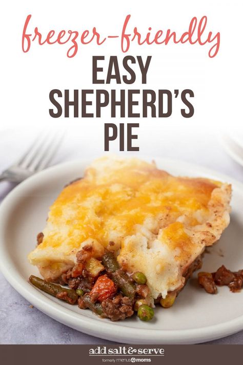 Easy Shepherd’s Pie (Freezer-Friendly) Freezer Meals Shepherds Pie, Shepherds Pie Make Ahead, Freezer Pot Pie, Make Ahead Shepherds Pie Recipe, Sheppards Pie Recipe Ground Beef Easy, Shepard’s Pie, Shepards Pie Freezer Meal, Frozen Shepards Pie Freezer Meals, Shepherds Pie Recipe Freezer Meal