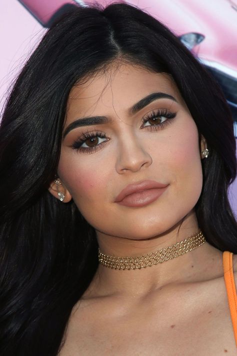 2016 Kylie Jenner Makeup, Kylie Jenner Face Shape, Kylie Jenner Makeup Looks 2016, Kylie Jenner Brows, Tumblr Makeup 2016, Kylie Eyebrows, Make Kardashian, Kylie Jenner Eyeliner, Kylie Makeup Look