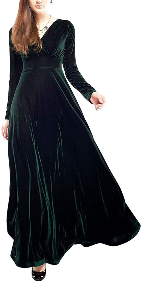 Plain Prom Dresses, Womens Velvet Dresses, Velvet Evening Dress, Formal Wedding Guest Dress, Maxi Dress Winter, Velvet Dress Long, Velvet Bridesmaid Dresses, Long Sleeve Velvet Dress, Green Lace Dresses