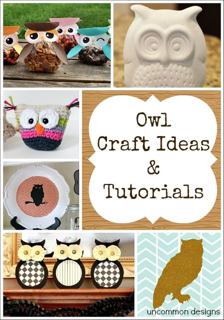 If you love everything owls, you are going to really fall in love with these Fall owl crafts and owl decorating ideas! Owl Craft, Fall Owl, Owl Party, Owl Theme, Owl Crafts, Owl Art, Fall Diy, Crafty Craft, Crafty Diy