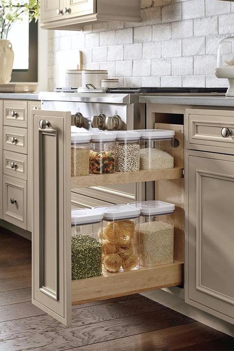 Pull Out Cabinets, Decora Cabinets, Organizer Pantry, Kitchen Cabinet Interior, Kitchen Cabinet Accessories, Pantry Organizers, Kabinet Dapur, Kitchen Organization Pantry, Diy Kitchen Cabinets